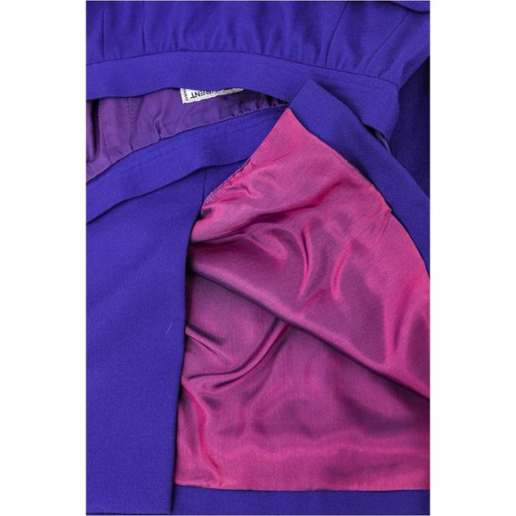 Yves Saint Laurent Rive Gauche Pencil 40 Purple - Picture 4 of 4